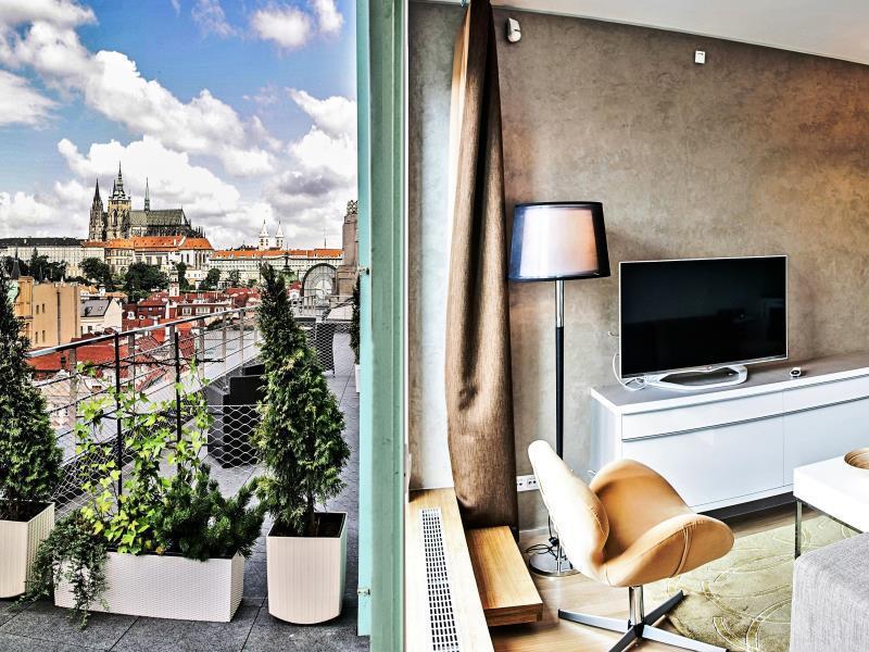 Wenceslas Square Terraces Apartmán
